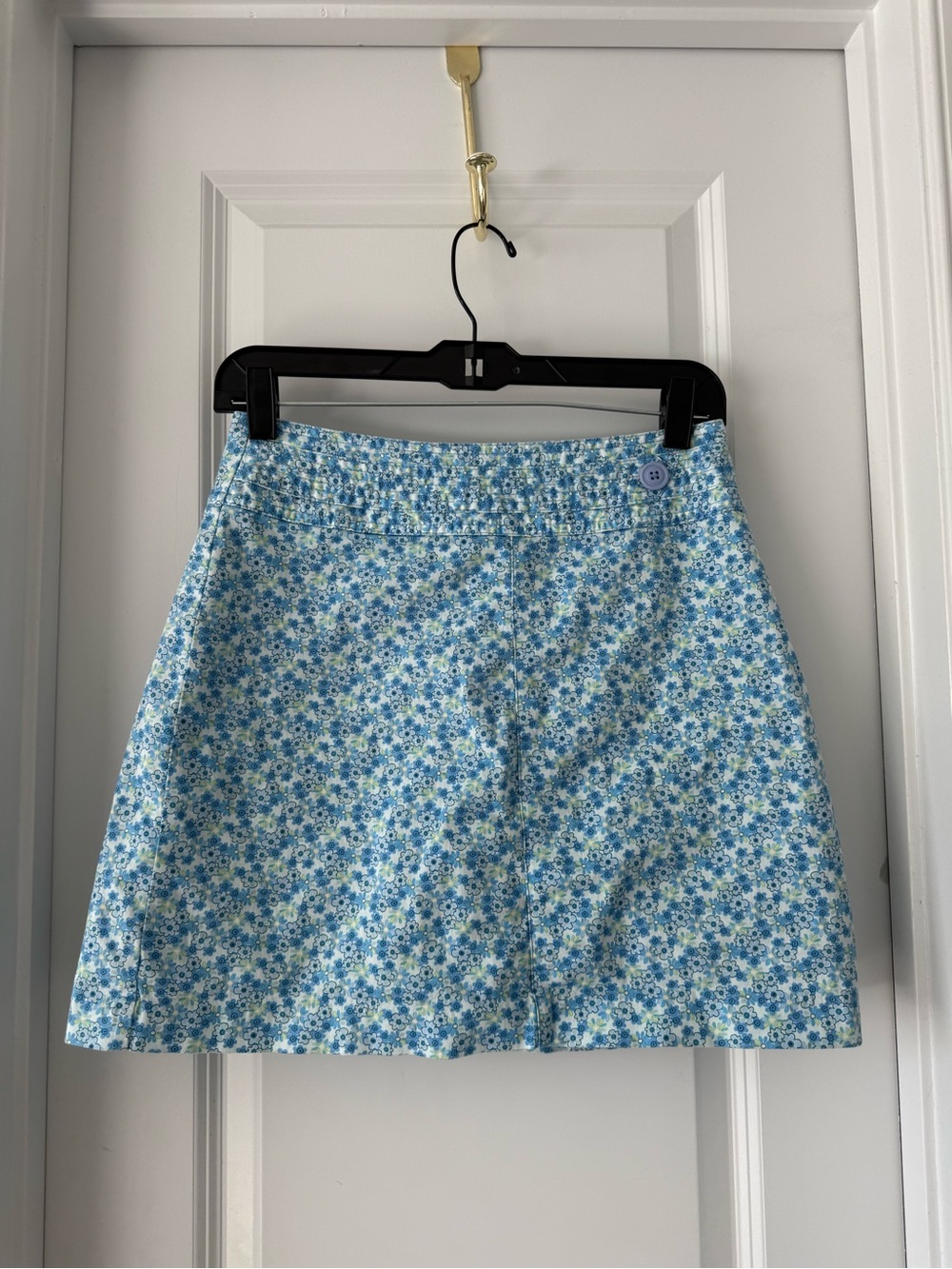 St. John’s Bay Floral Skort - Blue & White
